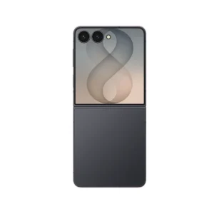 Samsung Galaxy Z Flip8 Graphite color back view foldable phone